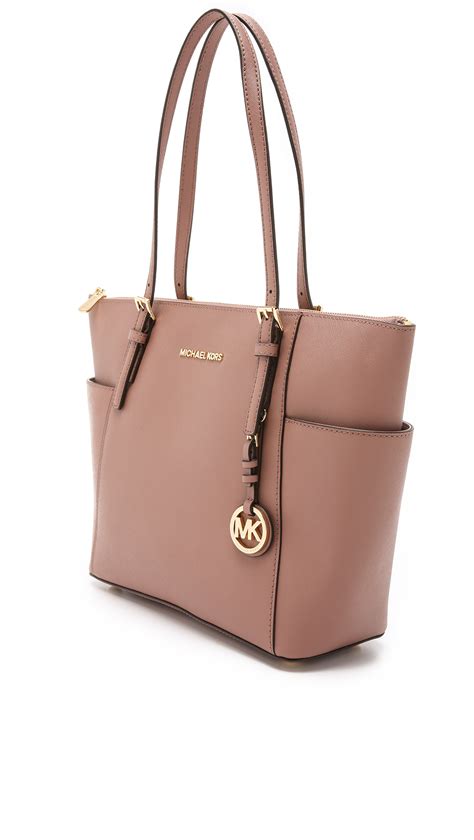 michael kors jet set wallet dusty rose|michael michael kors jet set travel top zip tote dusty rose.